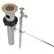Watco 1-1/4 in. x 8-1/2 in. Plastic IdealLav Lavatory Dra, and Cast Brass Strainer, Brushed Nickel 715-B-BN - alternate 1